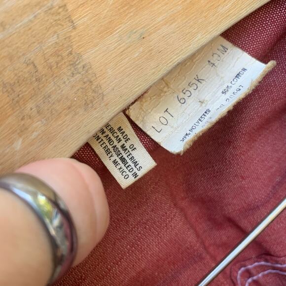 Vintage Dickies heavy red trucker style jacket - Picture 5 of 6